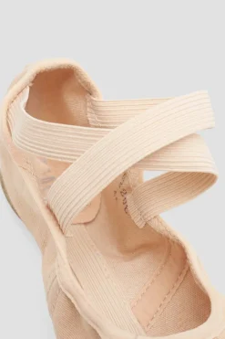 Ladies Infinity Stretch Canvas Ballet Shoes-Bloch Cheap