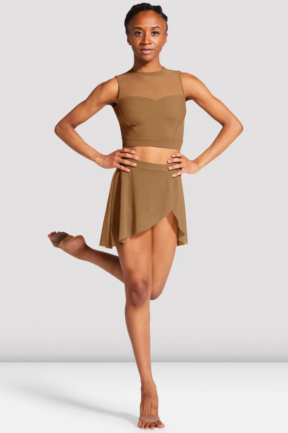 Ladies Jaylyn Wrap Front Skirt-Bloch New