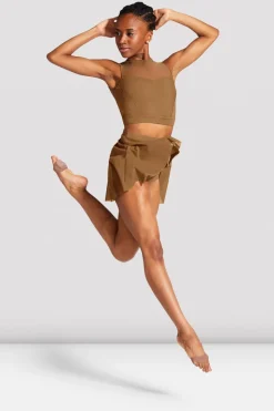 Ladies Jaylyn Wrap Front Skirt-Bloch New