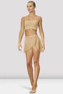 Ladies Jaylyn Wrap Front Skirt-Bloch Fashion