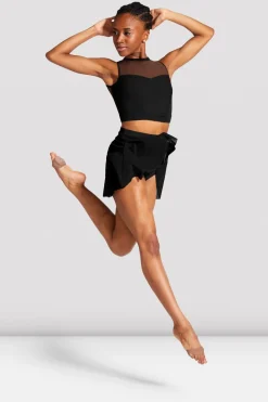 Ladies Jaylyn Wrap Front Skirt-Bloch Store