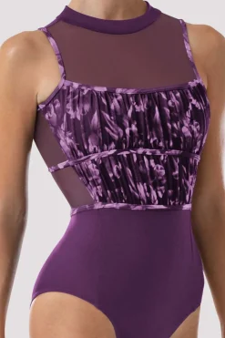 Ladies Kara Floral Open Back Leotard-Bloch Outlet