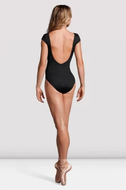 Ladies Mirella Label Ruched Cap Sleeve Leotard-Bloch Online
