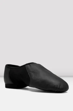 Ladies Neo-Flex Slip On Leather Jazz Shoes-Bloch Clearance