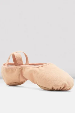 Ladies Pro Arch Canvas Ballet Shoes-Bloch Discount