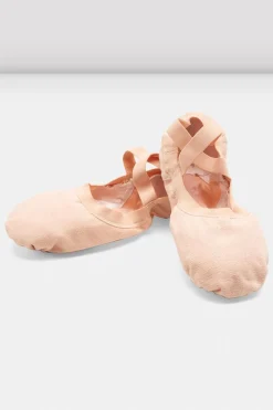 Ladies Pro Elastic Canvas Ballet Shoes-Bloch Sale