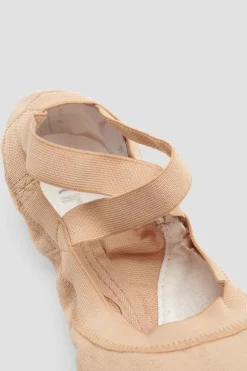 Ladies Pro Elastic Canvas Ballet Shoes-Bloch Online