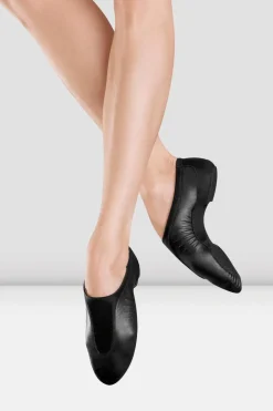 Ladies Pulse Leather Jazz Shoes-Bloch Hot