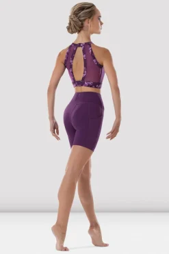Ladies Reece High Neck Crop Top-Bloch Fashion