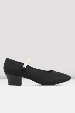 Ladies Tempo Cuban Heel Character Shoes-Bloch Fashion