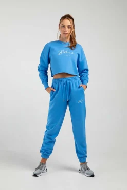 Off-Duty Terry Cropped Crew-Bloch Discount