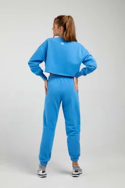 Off-Duty Terry Cropped Crew-Bloch Discount