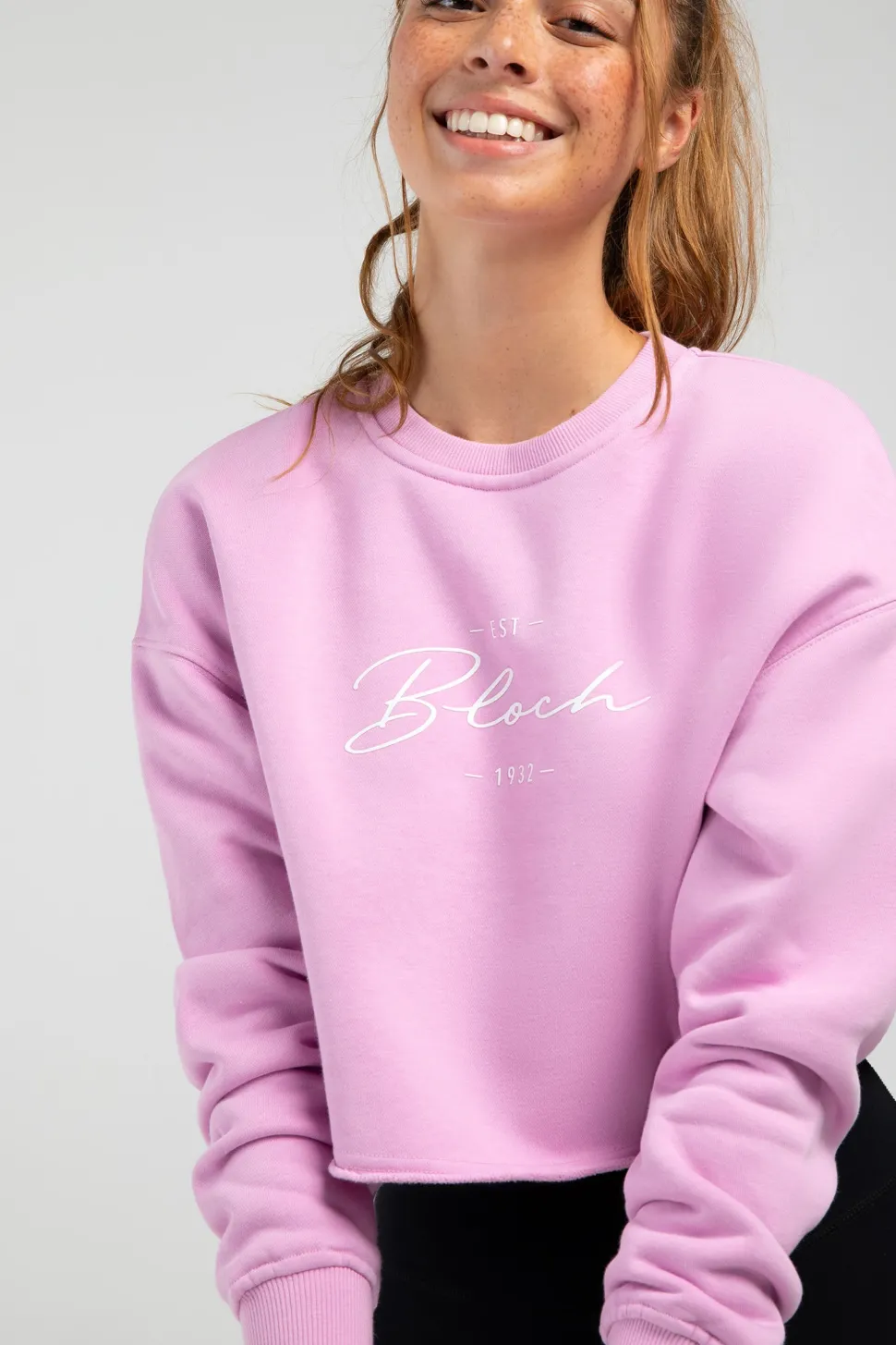 Off-Duty Terry Cropped Crew-Bloch Shop