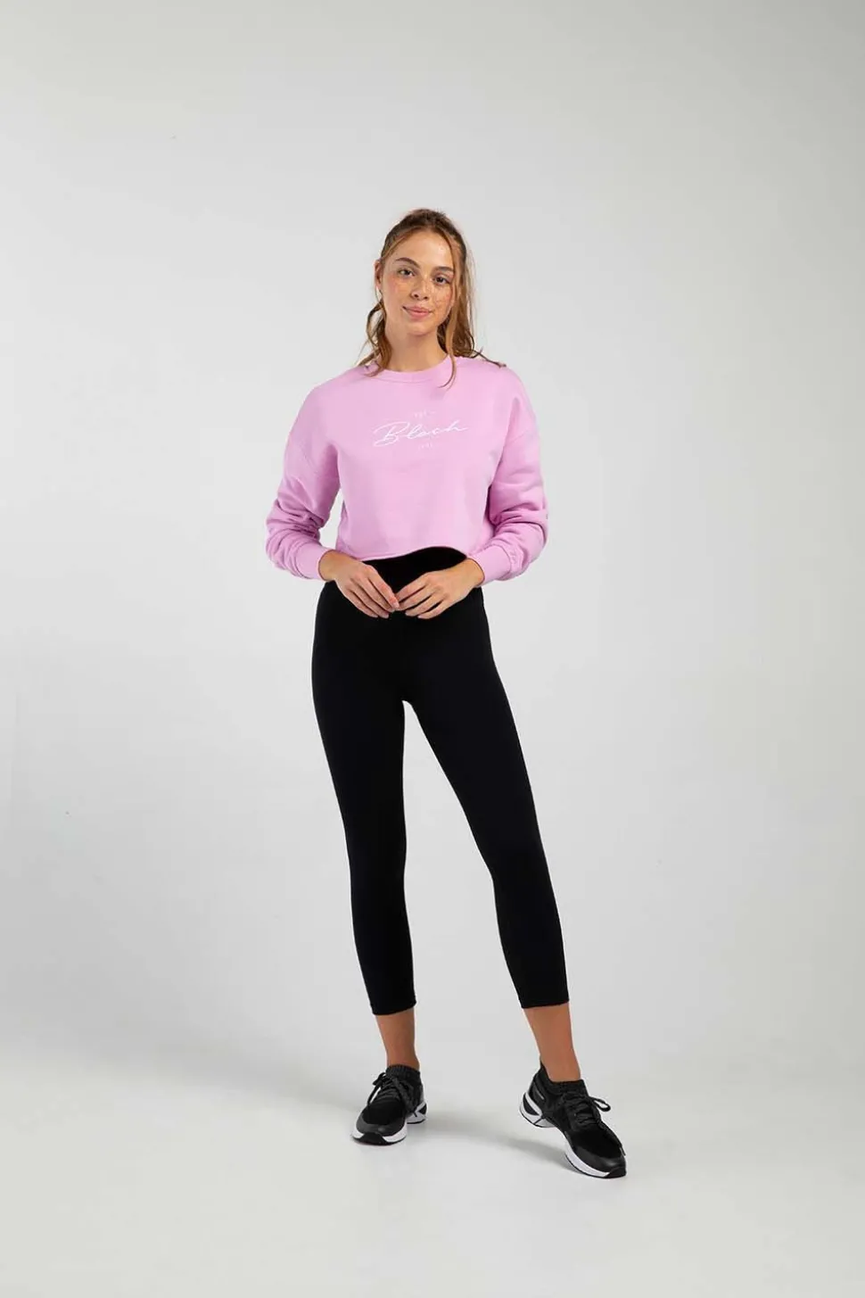 Off-Duty Terry Cropped Crew-Bloch Shop
