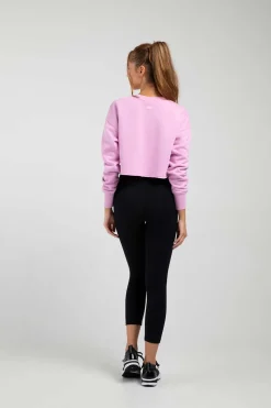 Off-Duty Terry Cropped Crew-Bloch Shop