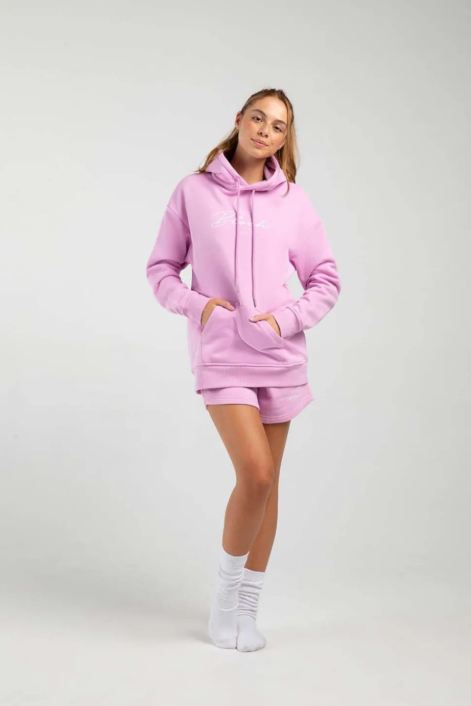 Off-Duty Terry Longline Hoodie-Bloch Fashion
